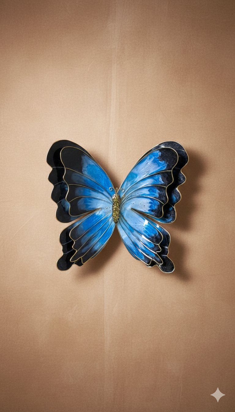 3D resin butterfly