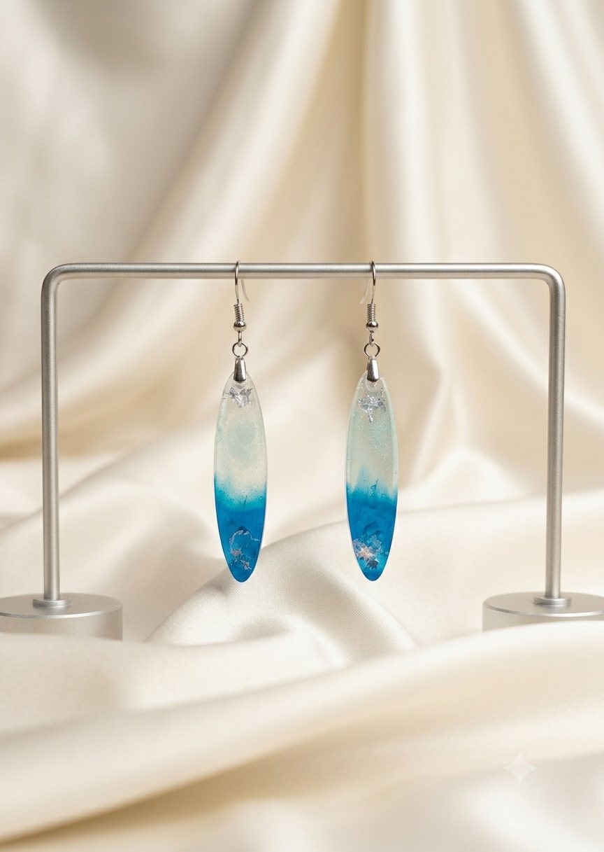 Ocean Resin Earrings